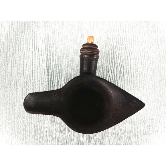 Antique Chinese Bronze Wine Cup With Pour Spouts And Two Handles - Picture 5 of 9